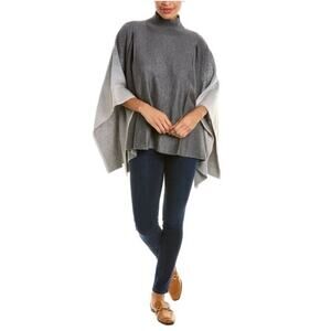 J. McLaughlin Gray Ombre' Modal & Cotton Kora Poncho